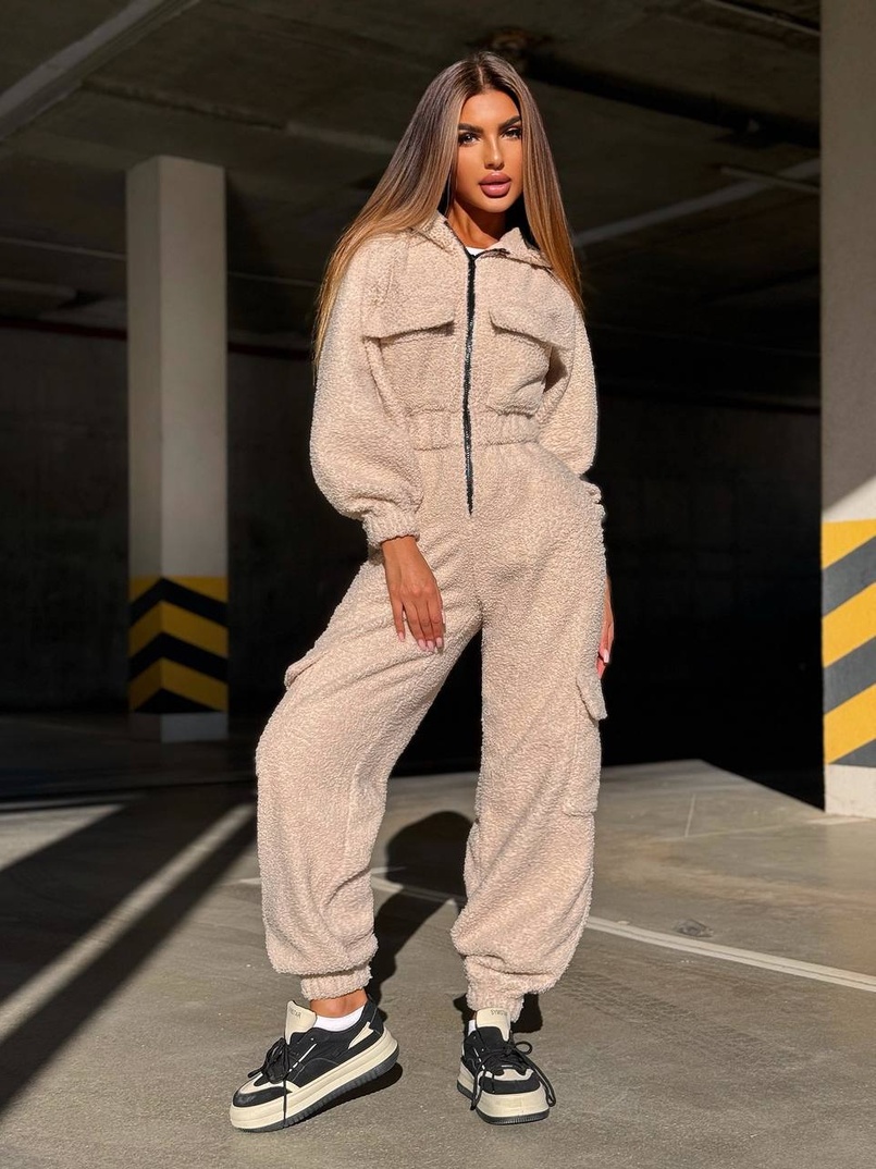 Теплий та мʼякий комбінезон Тедді на флісі Дуже приємний до тіла | PUSHKA SHOP