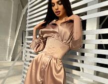 Платье-рубашка в комплекте с корсетом Платье-рубашка в комплекте с корсетом | PUSHKA SHOP