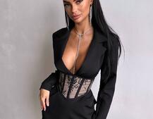 Комплект: сукня піджак + корсет Комплект: сукня піджак + корсет | PUSHKA SHOP