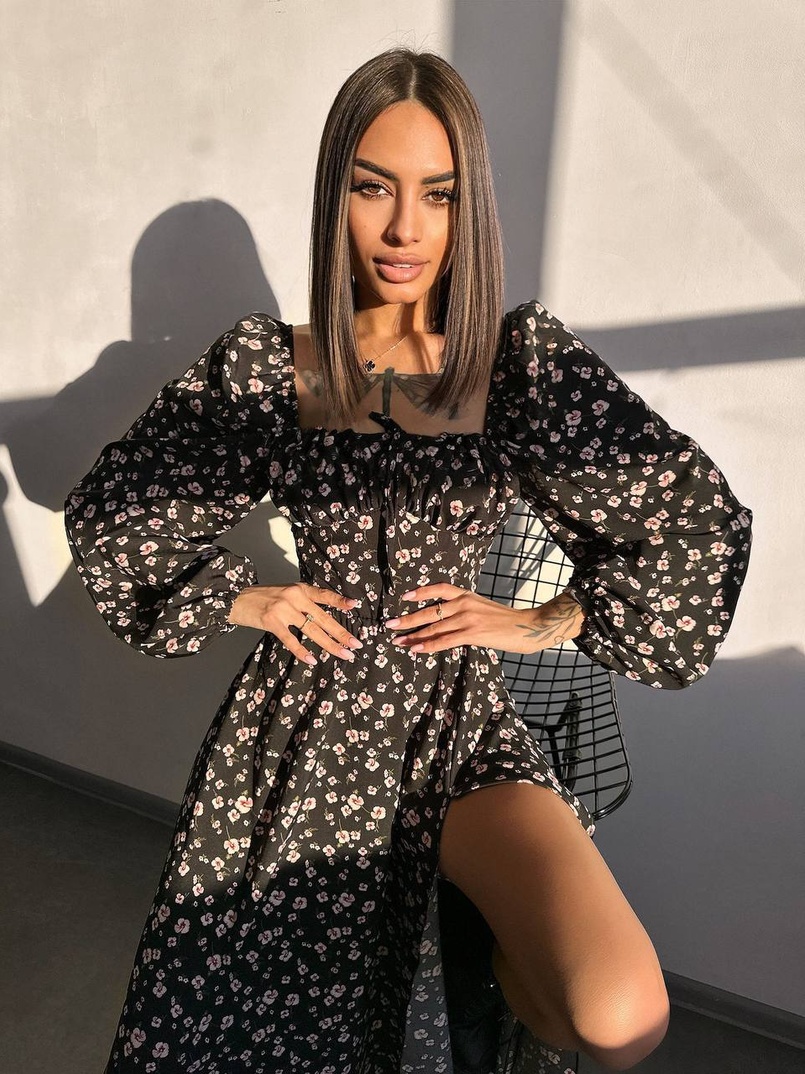 Улюблена сукня-міді зі шнурівкою на талії  Улюблена сукня-міді зі шнурівкою на талії  | PUSHKA SHOP