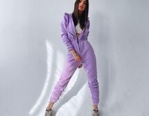 Стильный комбинезон декорированный молниями  | PUSHKA SHOP