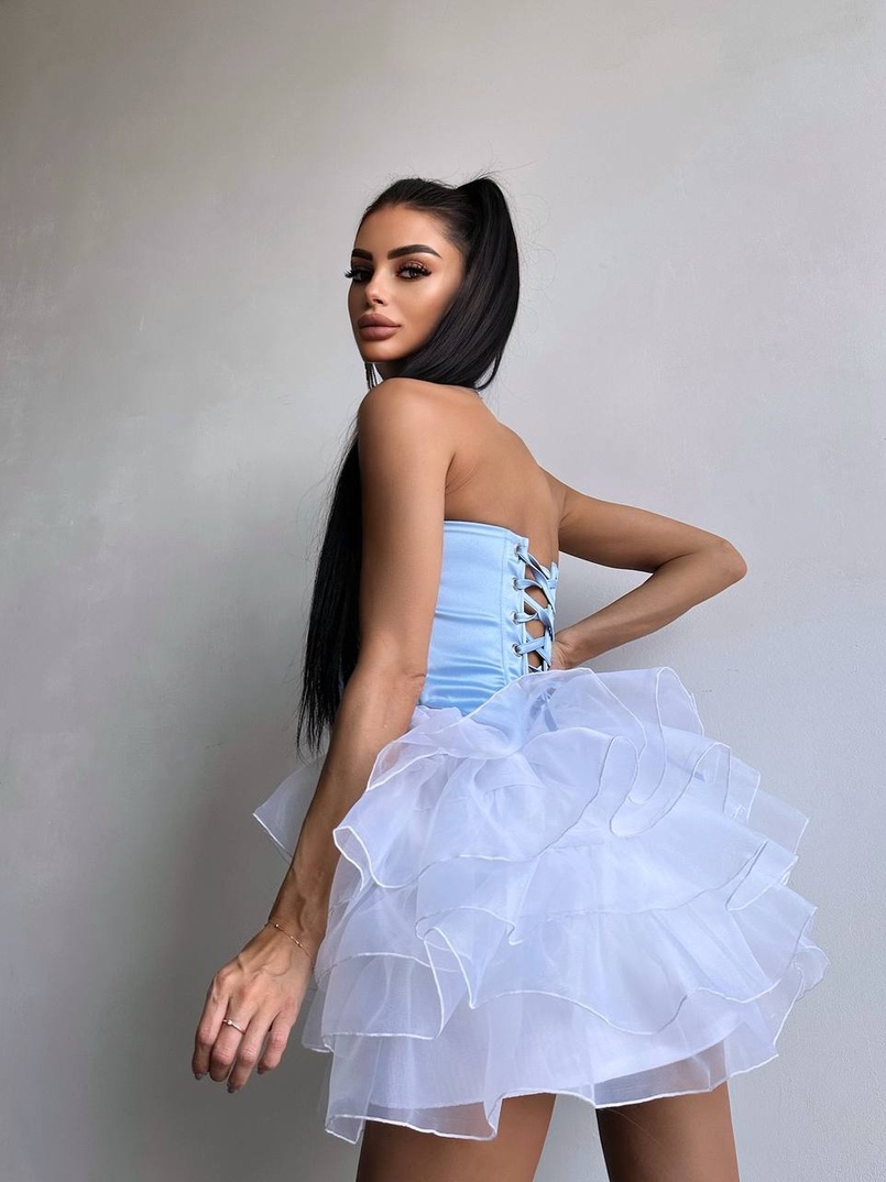 Комплект: корсет + пишна спідниця міні Комплект: корсет + пишна спідниця міні | PUSHKA SHOP