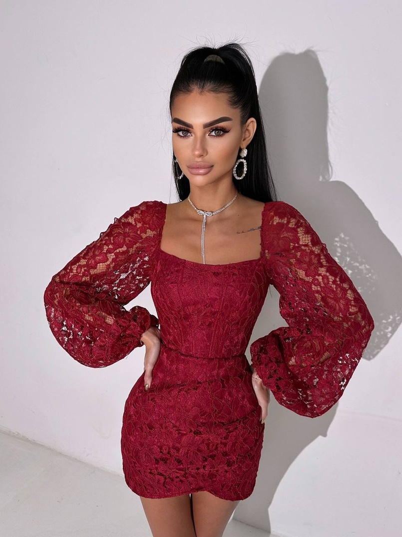 Мереживний комплект: корсет + спідниця міні | PUSHKA SHOP