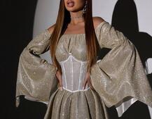 Сяючий комплект: сукня + корсет   | PUSHKA SHOP