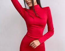 Сукня міні з підплічниками | PUSHKA SHOP