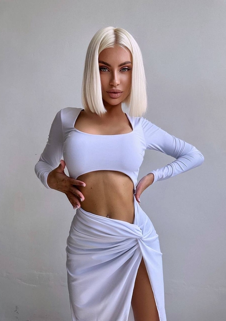 Сукня міді з драпіруванням . | PUSHKA SHOP