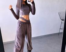 Велюровий комплект  | PUSHKA SHOP