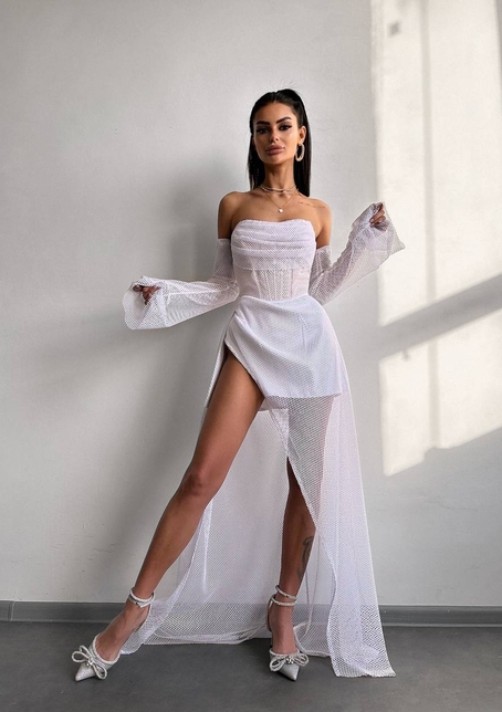 Комплект: корсет з рукавами + спідниця максі | PUSHKA SHOP