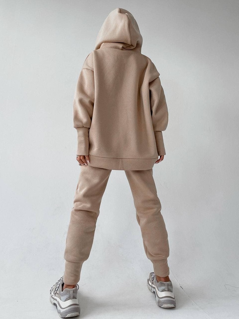 Тёплый комплект: худи + спортивные штаны Тёплый комплект: худи + спортивные штаны | PUSHKA SHOP