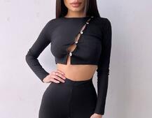 Комплект : штани кльош і топ на ґудзиках Комплект : штани кльош і топ на ґудзиках | PUSHKA SHOP