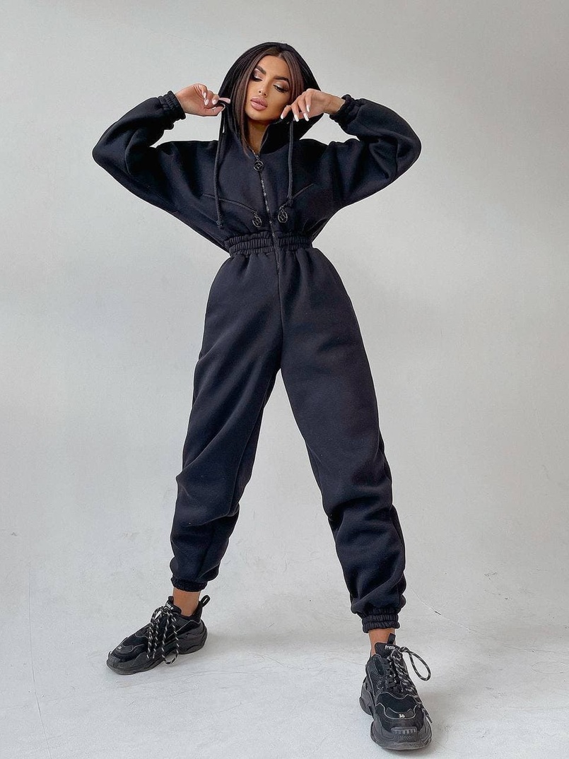 Тёплый комбинезон на молнии  | PUSHKA SHOP