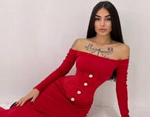 Сукня міді  + атласний корсет | PUSHKA SHOP