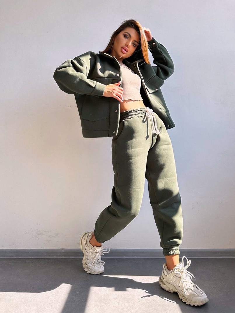 Комплект: тепла сорочка на кнопках + джоггери | PUSHKA SHOP