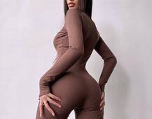 Облягаючий трикотажний комбінезон  | PUSHKA SHOP