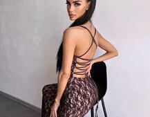 Мереживна сукня максі   | PUSHKA SHOP