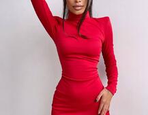 Сукня міні з підплічниками | PUSHKA SHOP