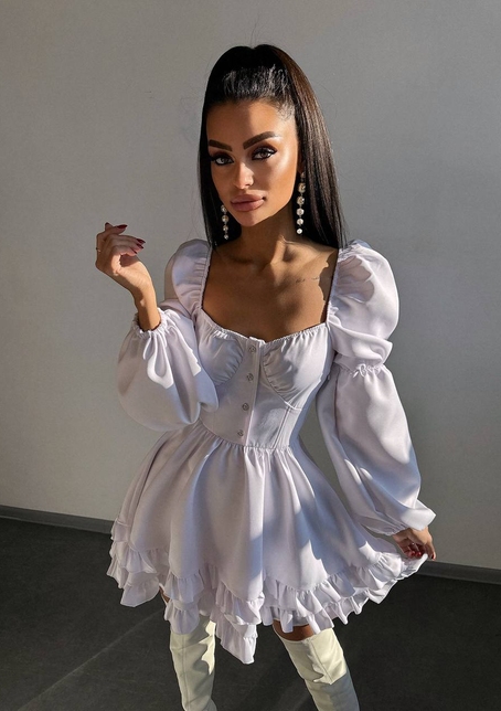 Лялькова сукня з пишною спідницею та корсетним верхом  | PUSHKA SHOP