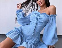 Муслінова сукня з рюшами   Муслінова сукня з рюшами   | PUSHKA SHOP
