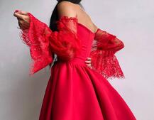 Сукня з корсетом декорована мереживом  | PUSHKA SHOP