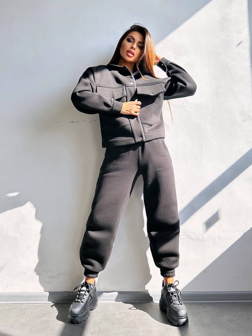 Комплект: тепла сорочка на кнопках + джоггери | PUSHKA SHOP