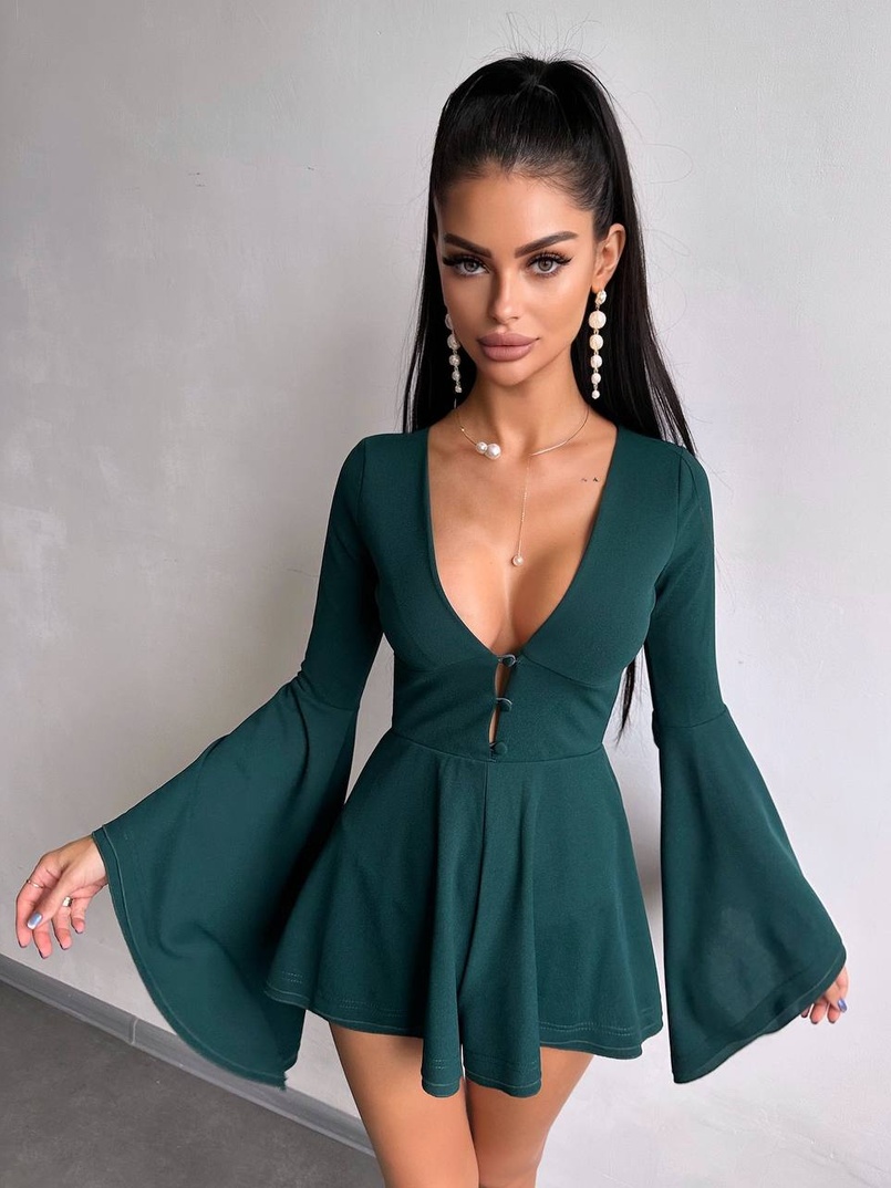 Ромпер з розкльошеними рукавами Ромпер з розкльошеними рукавами | PUSHKA SHOP