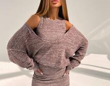 Трикотажна сукня-двійка + гетри  | PUSHKA SHOP