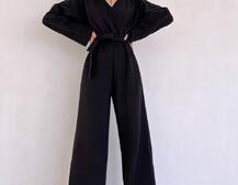 Комбінезон із широкими брюками з ангори Комбінезон із широкими брюками з ангори | PUSHKA SHOP