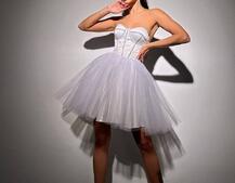 Комплект: корсет, декорований стразами  +  пишна фатинова спідниця | PUSHKA SHOP