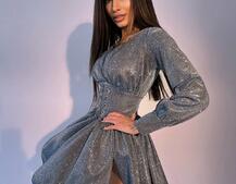 Блискуча сукня з корсетом Блискуча сукня з корсетом | PUSHKA SHOP