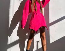 Тепле приталене худі з капюшоном на флісі + корсет на шнурівці Можна носити з корсетом та без | PUSHKA SHOP