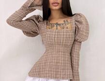 Сукня з об'ємними рукавами + спідниця з воланами | PUSHKA SHOP