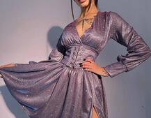 Блискуча сукня з корсетом Блискуча сукня з корсетом | PUSHKA SHOP