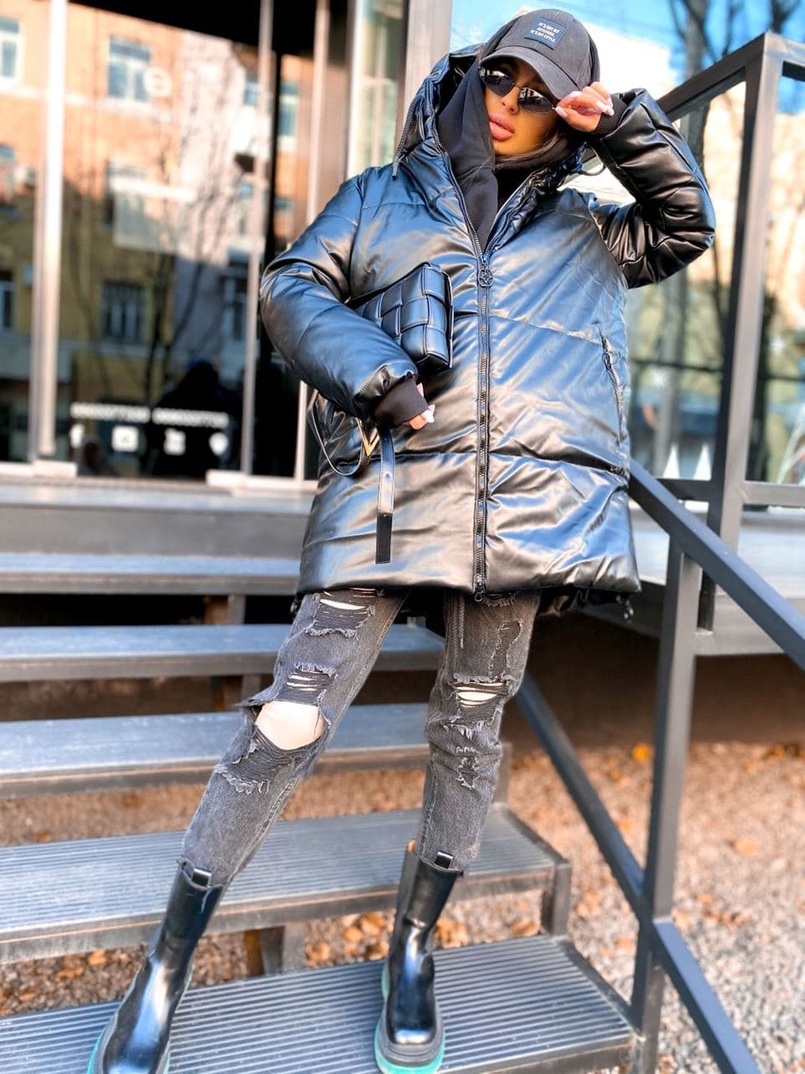 Тёплая куртка с капюшоном ❄️ | PUSHKA SHOP