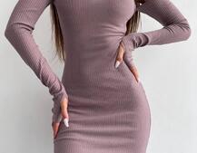 Облягаюча міні сукня з чашками з ефектом push up | PUSHKA SHOP