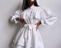 Сукня декорована мереживом Сукня декорована мереживом | PUSHKA SHOP