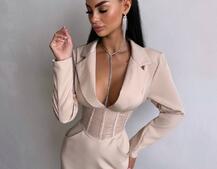 Комплект: сукня піджак + корсет Комплект: сукня піджак + корсет | PUSHKA SHOP