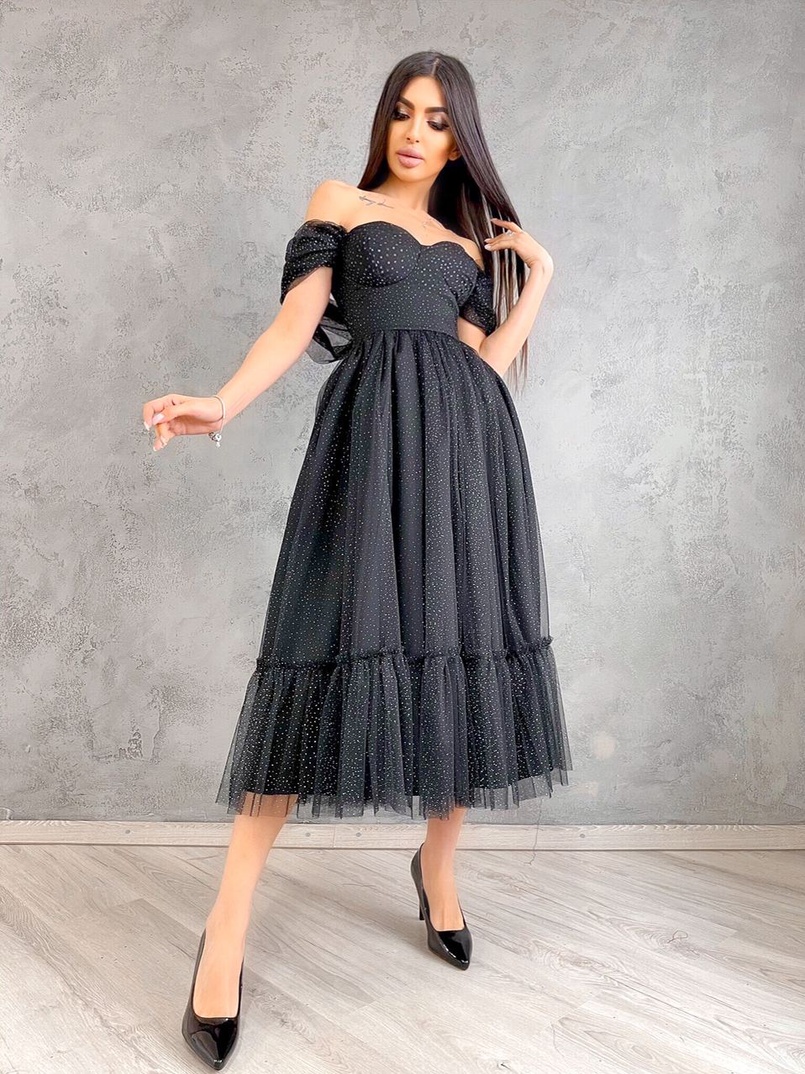 Платье-бюстье с пышной юбкой  Платье-бюстье с пышной юбкой  | PUSHKA SHOP