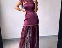 Елегантна сукня максі з мереживом Елегантна сукня максі з мереживом | PUSHKA SHOP
