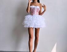 Комплект: корсет + пишна спідниця міні Комплект: корсет + пишна спідниця міні | PUSHKA SHOP