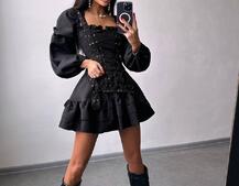 Комплект: сукня + корсет  | PUSHKA SHOP