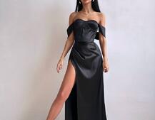 Атласний комплект: корсет бюстʼє + спідниця максі  | PUSHKA SHOP