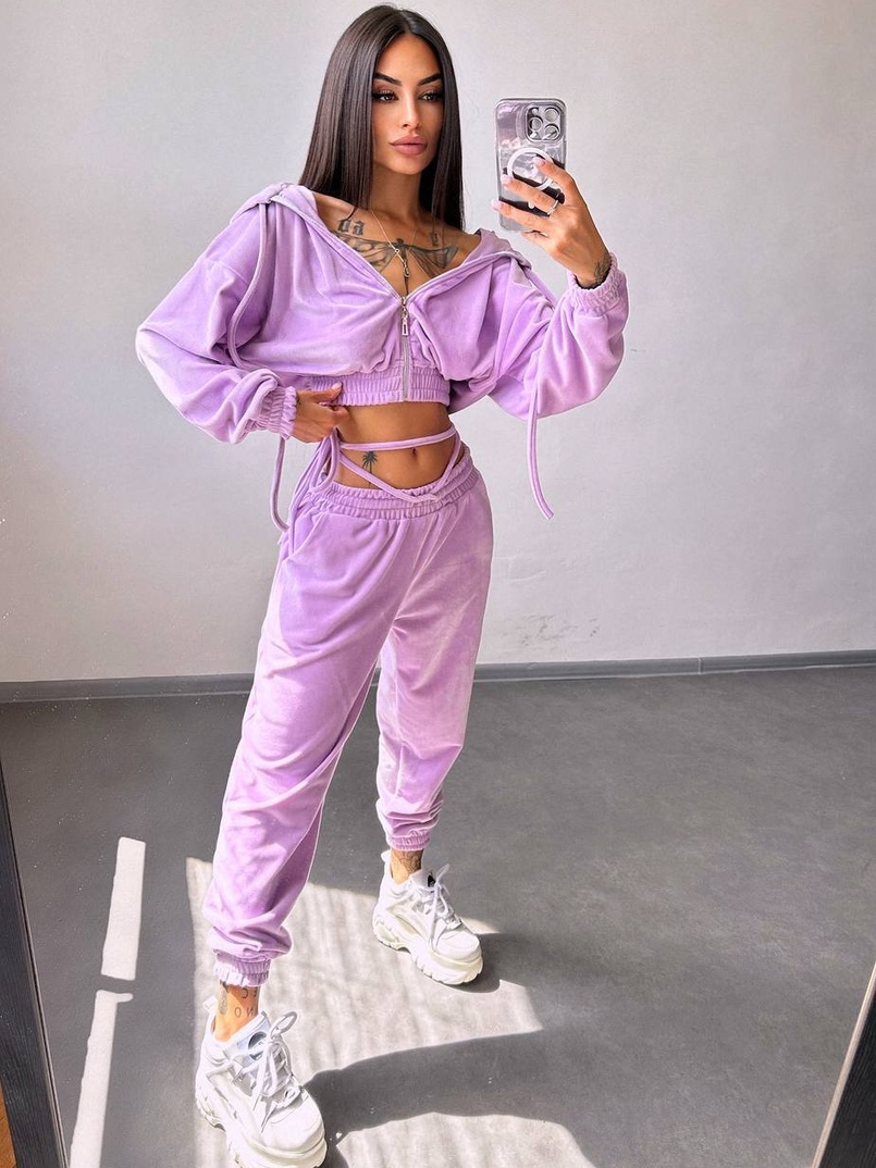 Велюровий комплект  | PUSHKA SHOP