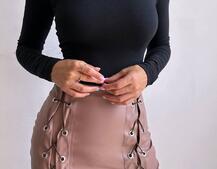 Комплект: топ + спідниця міді Комплект: топ + спідниця міді | PUSHKA SHOP