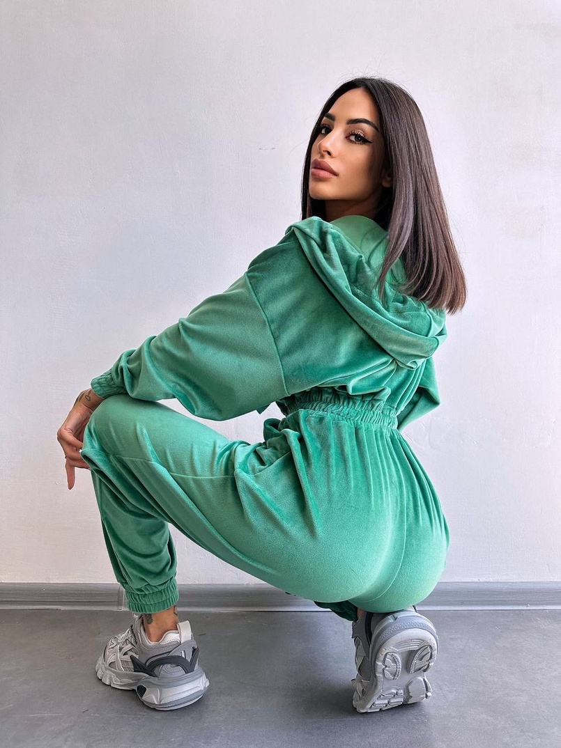 Велюровий комбінезон   | PUSHKA SHOP