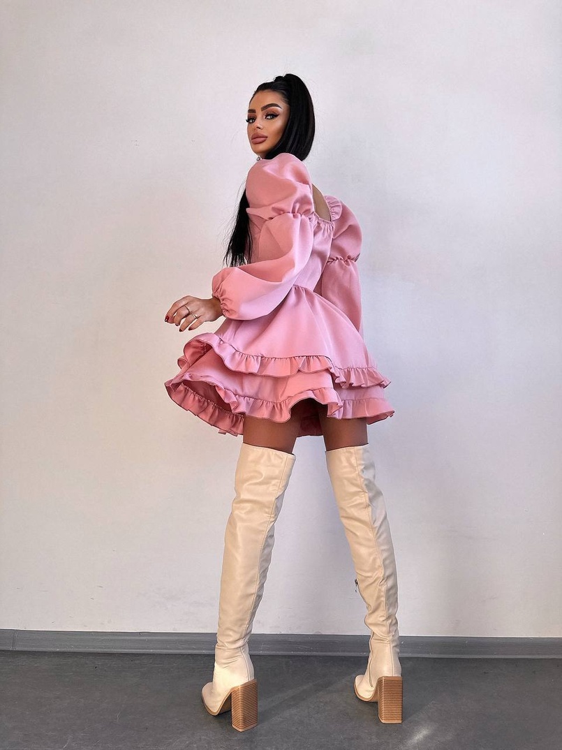 Лялькова сукня з пишною спідницею та корсетним верхом  | PUSHKA SHOP