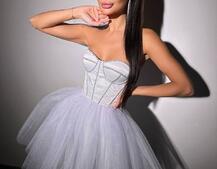 Комплект: корсет, декорований стразами  +  пишна фатинова спідниця | PUSHKA SHOP