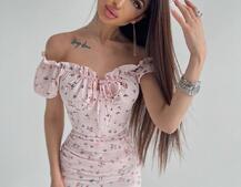 Цветочное платье мини с корсетной вставкой  на талии и присобранной юбкой  Цветочное платье мини с корсетной вставкой  на талии и присобранной юбкой  | PUSHKA SHOP