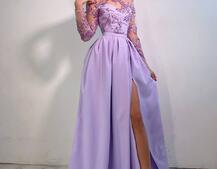 Сукня максі з паєтками та розрізом на спідниці | PUSHKA SHOP