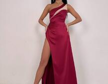 Атласна сукня максі  | PUSHKA SHOP