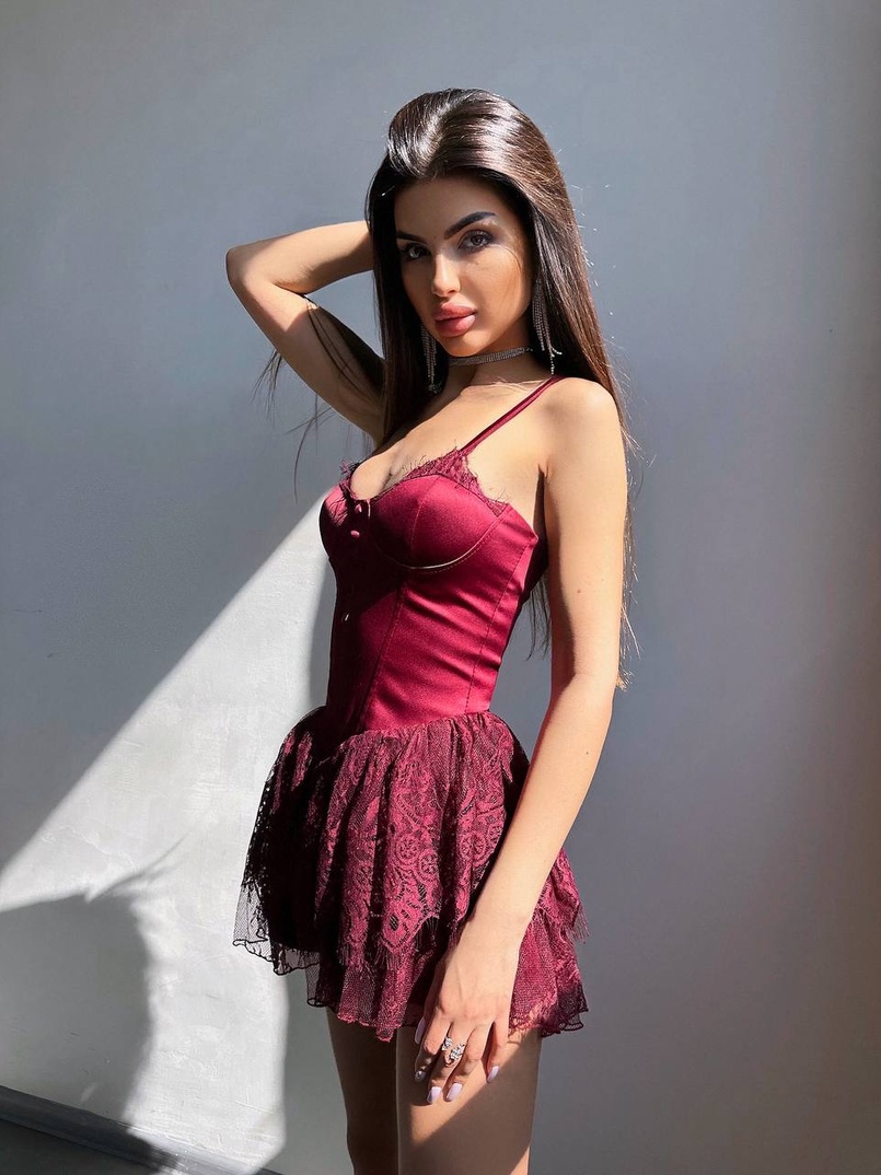 Атласний ромпер бюстьє  | PUSHKA SHOP